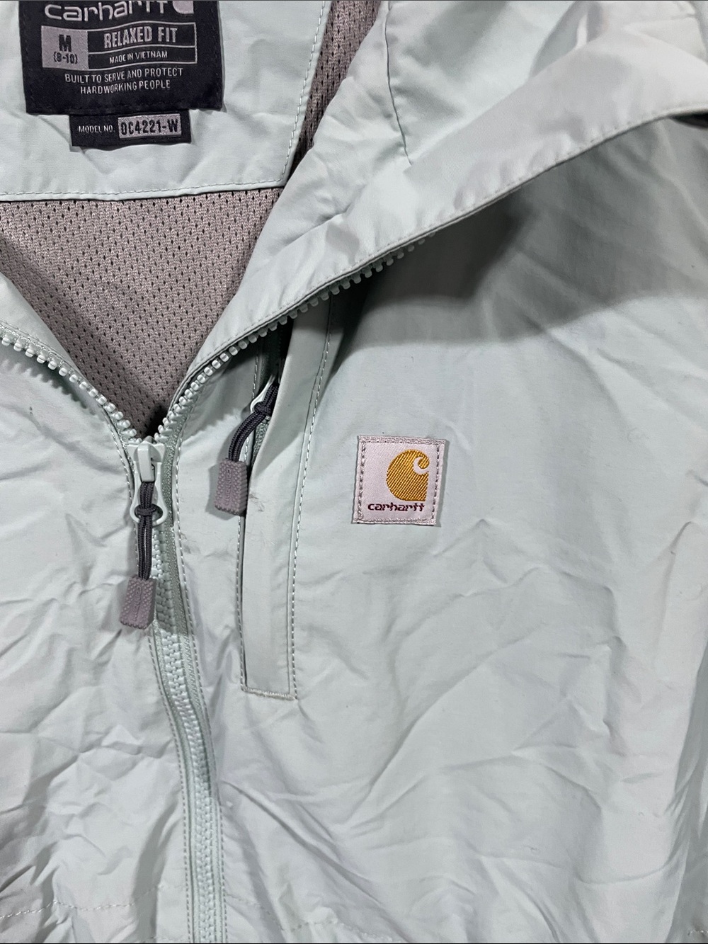 Carhartt Rain Defender Mint Green Ski Snow Jacket - Picture 3 of 5